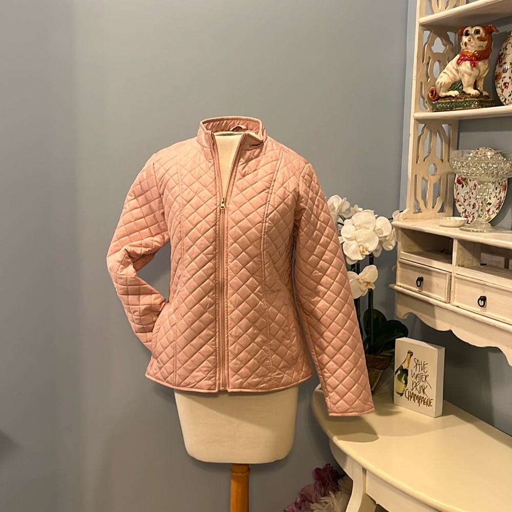 Kim Rogers quilted puffer jacket Petite PS